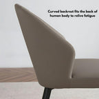 Dining Table 4 seater Marbel Top Table with Pu Leather Chairs 1+4  Beige Color