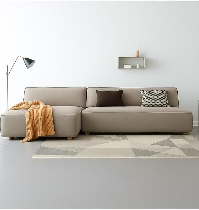 Velmora Modern L-Shaped Sectional Sofa with Deep Seating