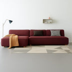 Velmora Modern L-Shaped Sectional Sofa with Deep Seating