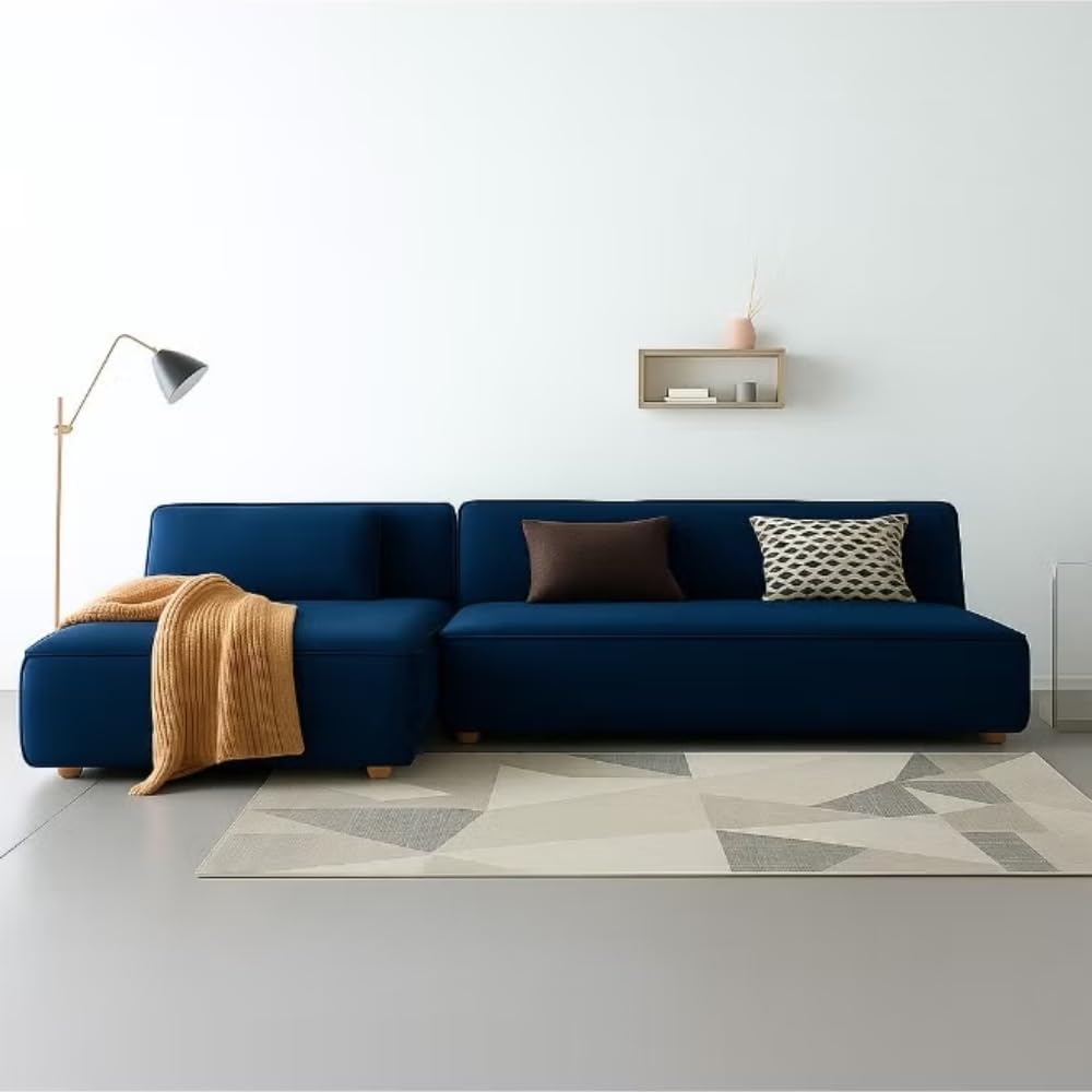 Velmora Modern L-Shaped Sectional Sofa with Deep Seating