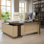 Jassper Executive Wooden L shape 160 CM office Desk Table with 3 Drawers
