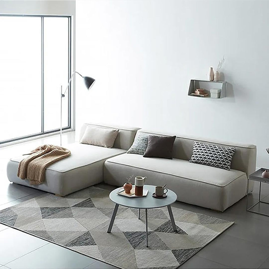 Velmora Modern L-Shaped Sectional Sofa with Deep Seating