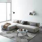 Velmora Modern L-Shaped Sectional Sofa with Deep Seating