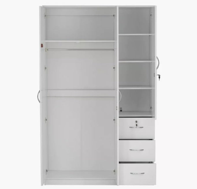 3 door wardrobe
