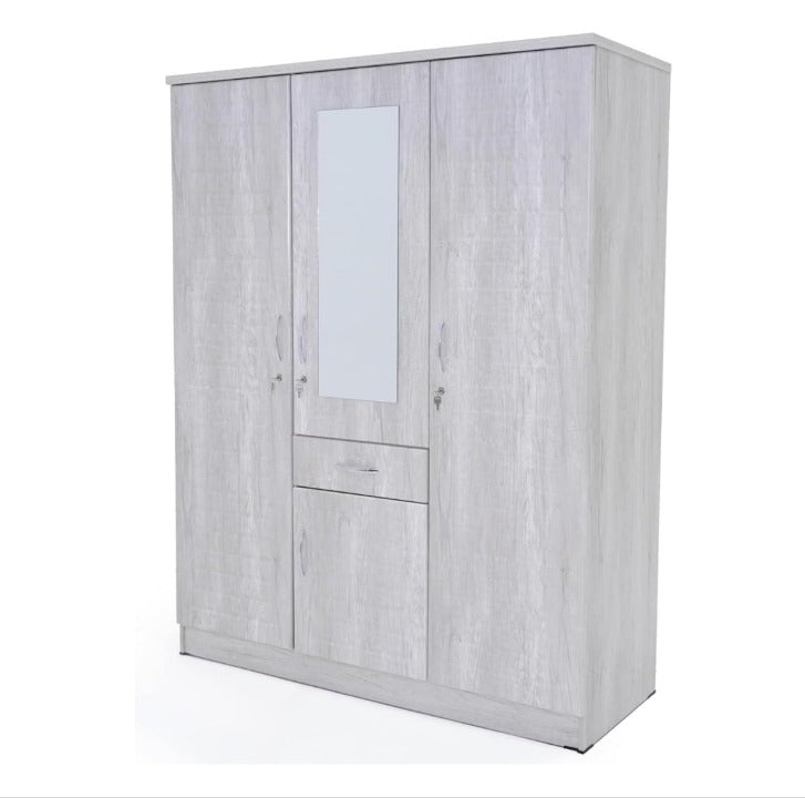 3 door wardrobe with mirror